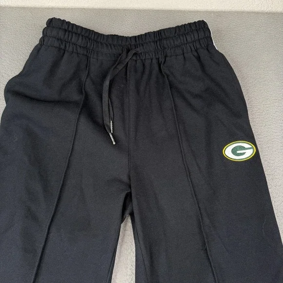 Green Bay Packers Pants Womens Small Black NFL Football WEAR By Erin Andrews - Picture 2 of 13